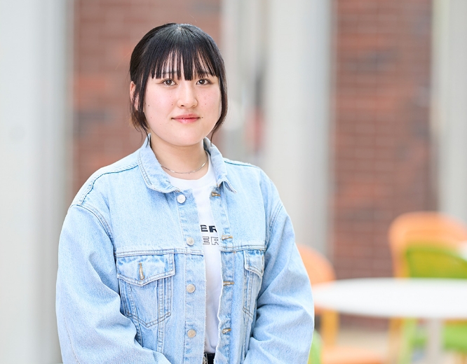 商業学科 3年　新井 柚妃 さん