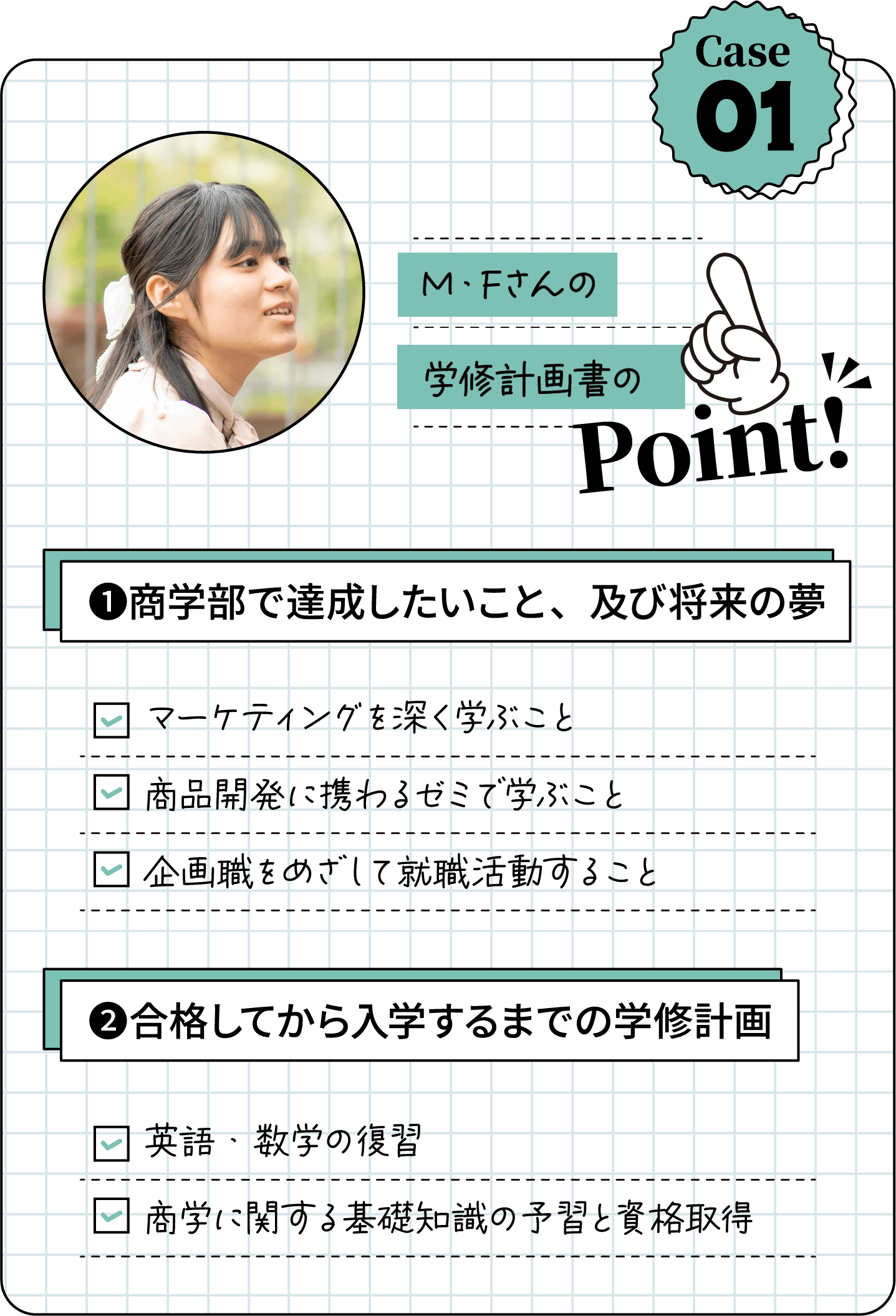 M・Fさんの学習計画書
