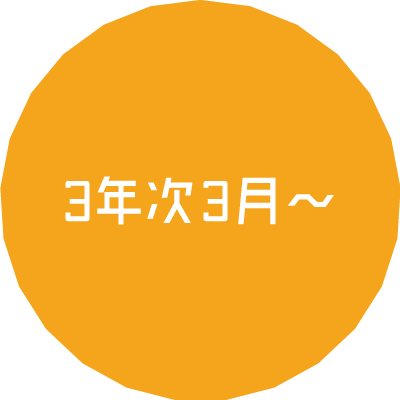 3年次3月〜
